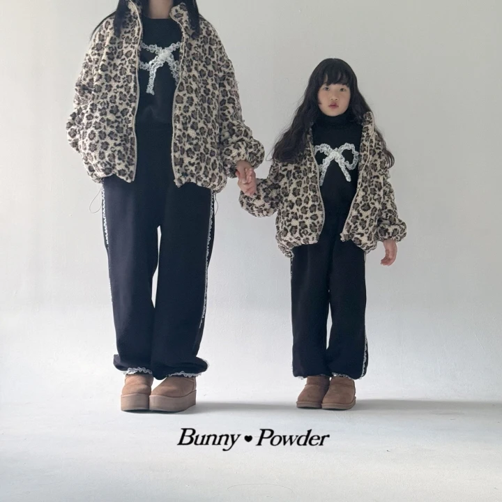 Bunny Powder - Korean Children Fashion - #designkidswear - Leopard Dumble Jumper with Mom - 5