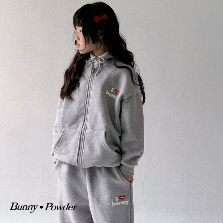 Bunny Powder - Korean Children Fashion - #designkidswear - Kitsch Hood Zip-up Jacket - 10