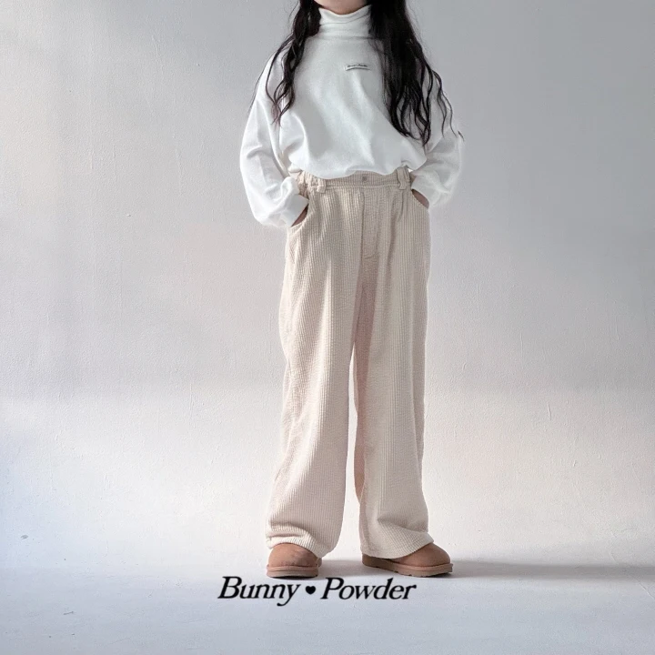 Bunny Powder - Korean Children Fashion - #designkidswear - Ash Corduroy Pants - 2