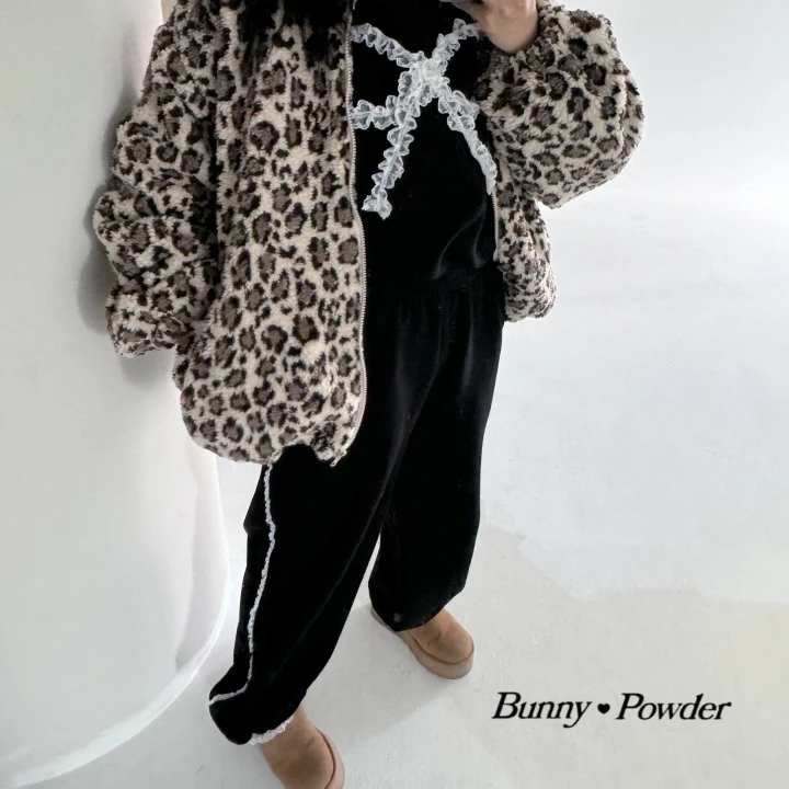 Bunny Powder - Korean Children Fashion - #discoveringself - Leopard Dumble Jumper with Mom - 6