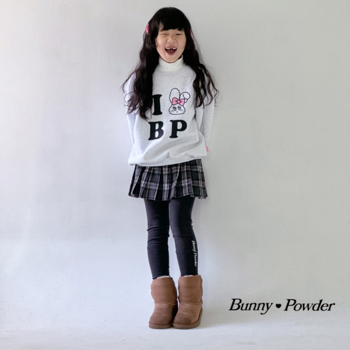 Bunny Powder - Korean Children Fashion - #fashionkids - Bunny Check Skirt - 6