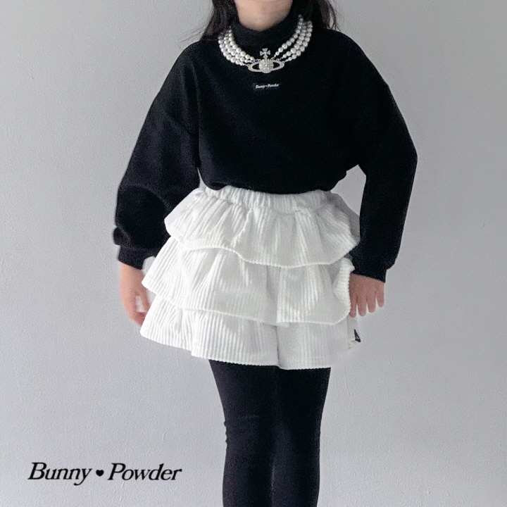 Bunny Powder - Korean Children Fashion - #kidsshorts - Corduroy Skirt - 3