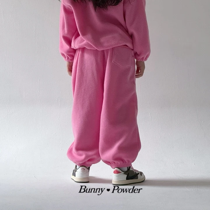 Bunny Powder - Korean Children Fashion - #kidsshorts - 90 Fleece Pants - 10