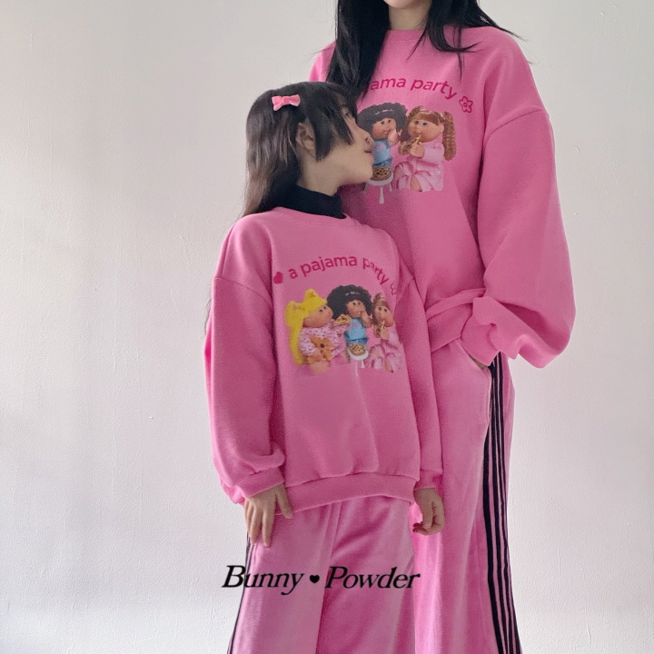 Bunny Powder - Korean Children Fashion - #kidsshorts - New Party Sweatshirts with Mom - 9