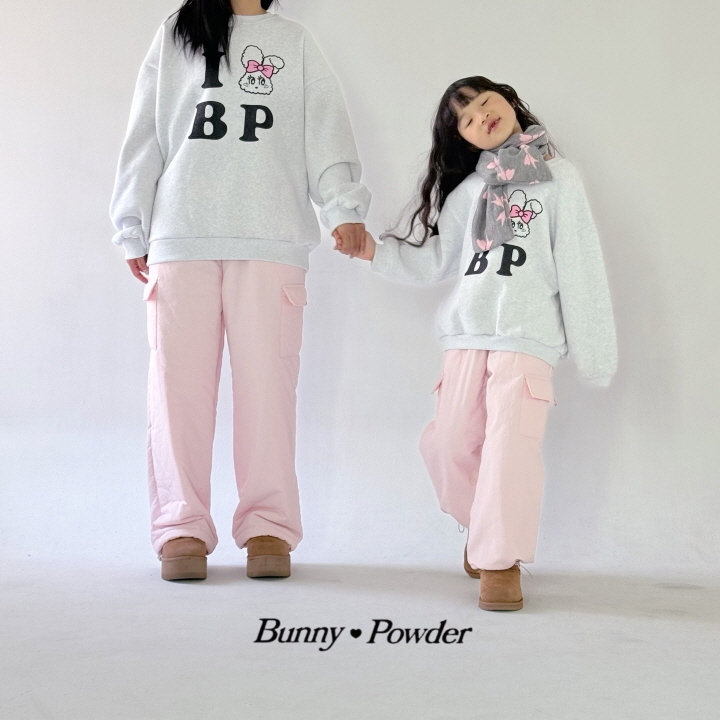 Bunny Powder - Korean Children Fashion - #kidsshorts - Bunny Love Sweatshirts with Mom