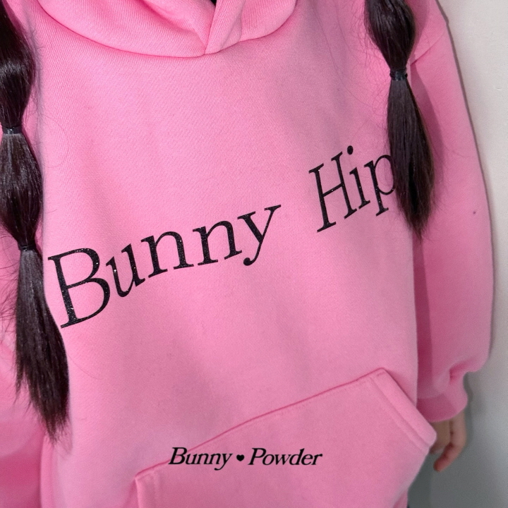 Bunny Powder - Korean Children Fashion - #kidsshorts - Bunny Hip Hoodie - 8