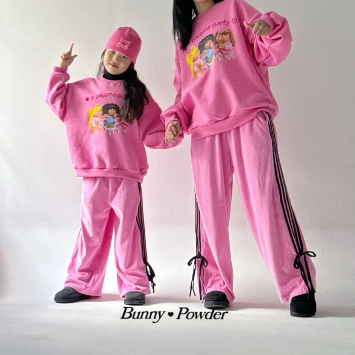 Bunny Powder - Korean Children Fashion - #kidzfashiontrend - New Party Sweatshirts with Mom - 11