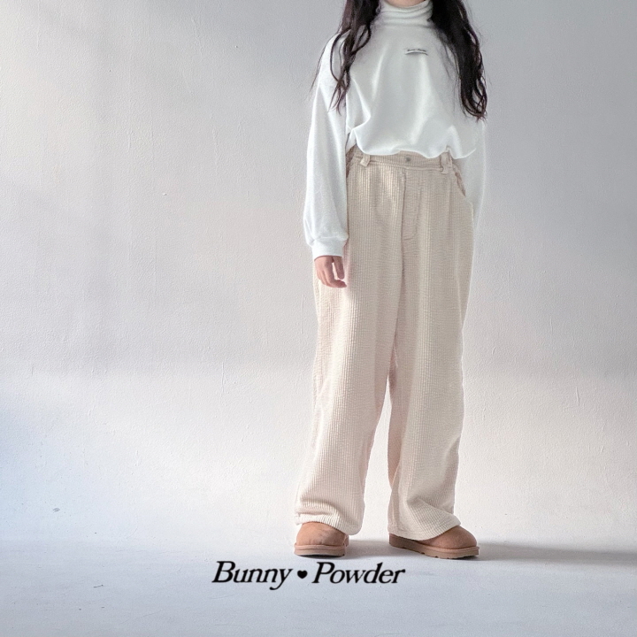 Bunny Powder - Korean Children Fashion - #kidzfashiontrend - Ash Corduroy Pants - 7