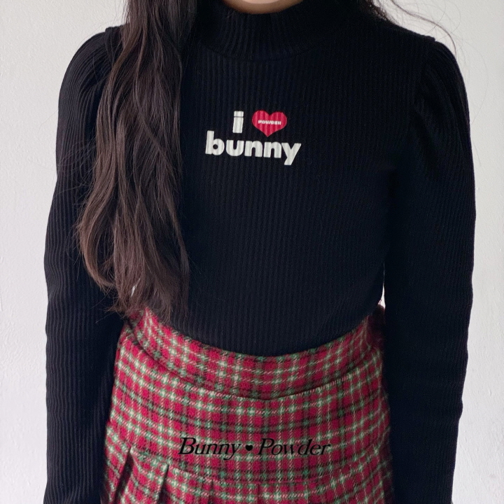 Bunny Powder - Korean Children Fashion - #littlefashionista - Heart Puff Tee - 8