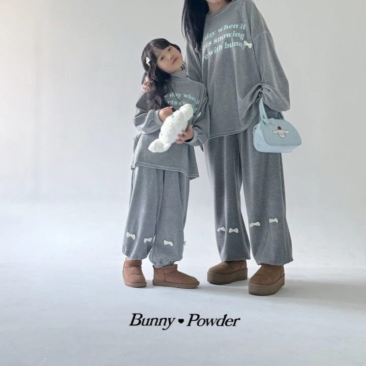 Bunny Powder - Korean Children Fashion - #littlefashionista - Flirting Pants with Mom - 10