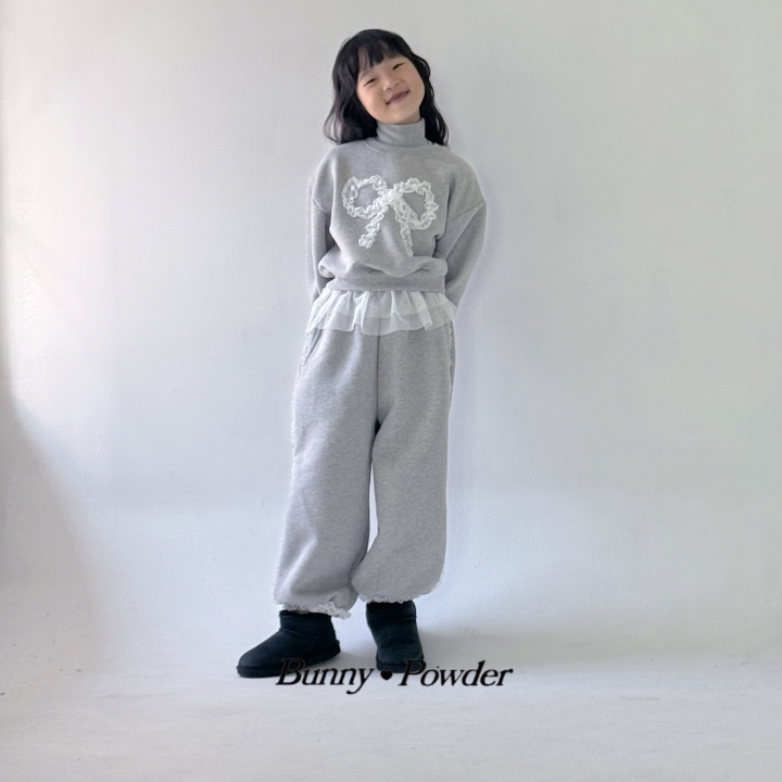 Bunny Powder - Korean Children Fashion - #Kfashion4kids - Fake Turtleneck Set - 4