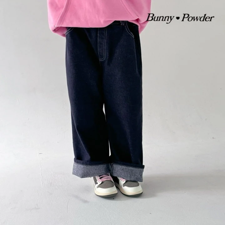 Bunny Powder - Korean Children Fashion - #magicofchildhood - Gani Denim Pants