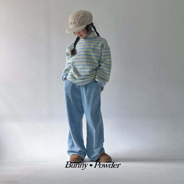 Bunny Powder - Korean Children Fashion - #minifashionista - Ash Corduroy Pants - 11