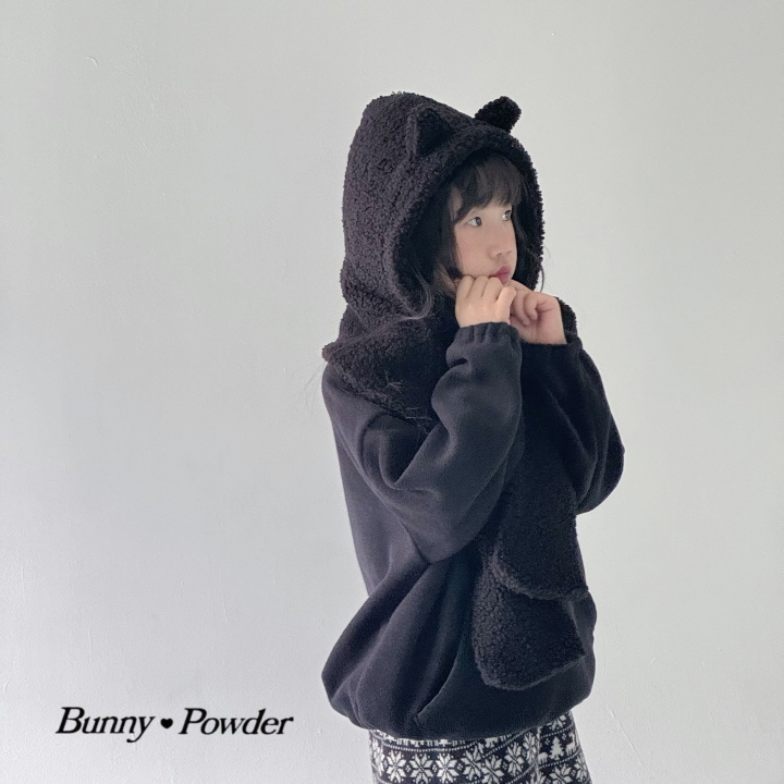 Bunny Powder - Korean Children Fashion - #prettylittlegirls - Meow Hooded Muffler