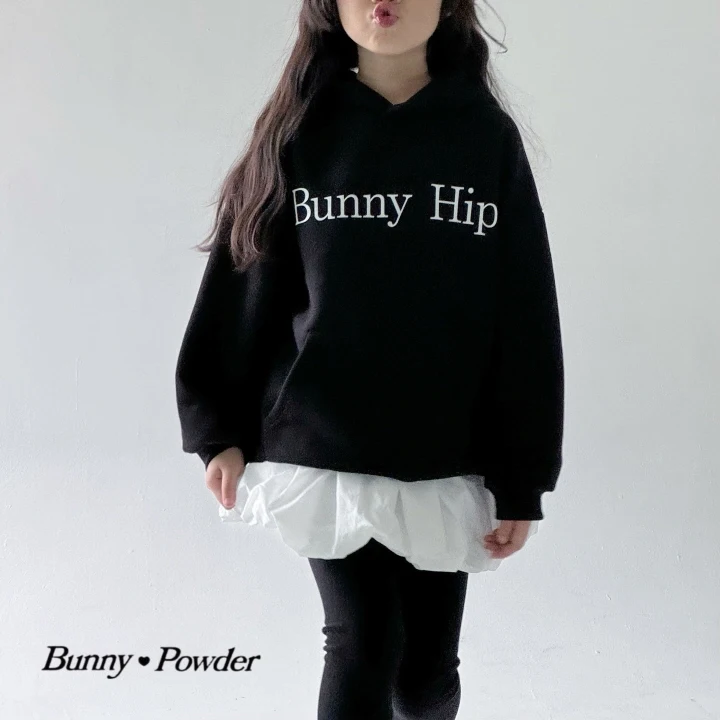 Bunny Powder - Korean Children Fashion - #prettylittlegirls - Bunny Hip Hoodie