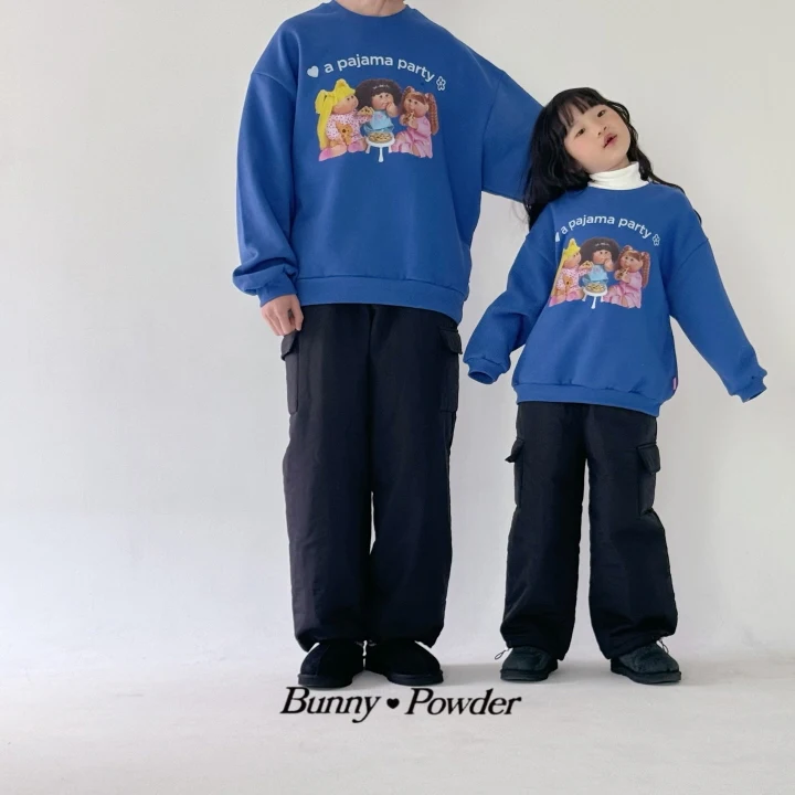 Bunny Powder - Korean Children Fashion - #todddlerfashion - New Party Sweatshirts with Mom