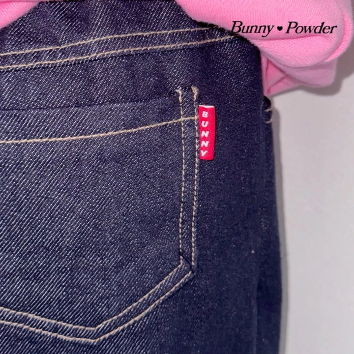 Bunny Powder - Korean Children Fashion - #toddlerclothing - Gani Denim Pants - 5