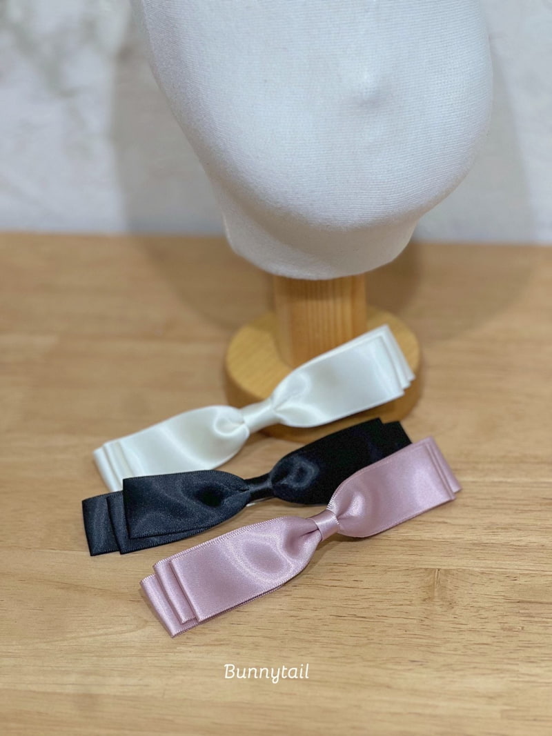 Bunnytail - Korean Baby Fashion - #babyboutique - Shine Ribbon Hairclip - 7