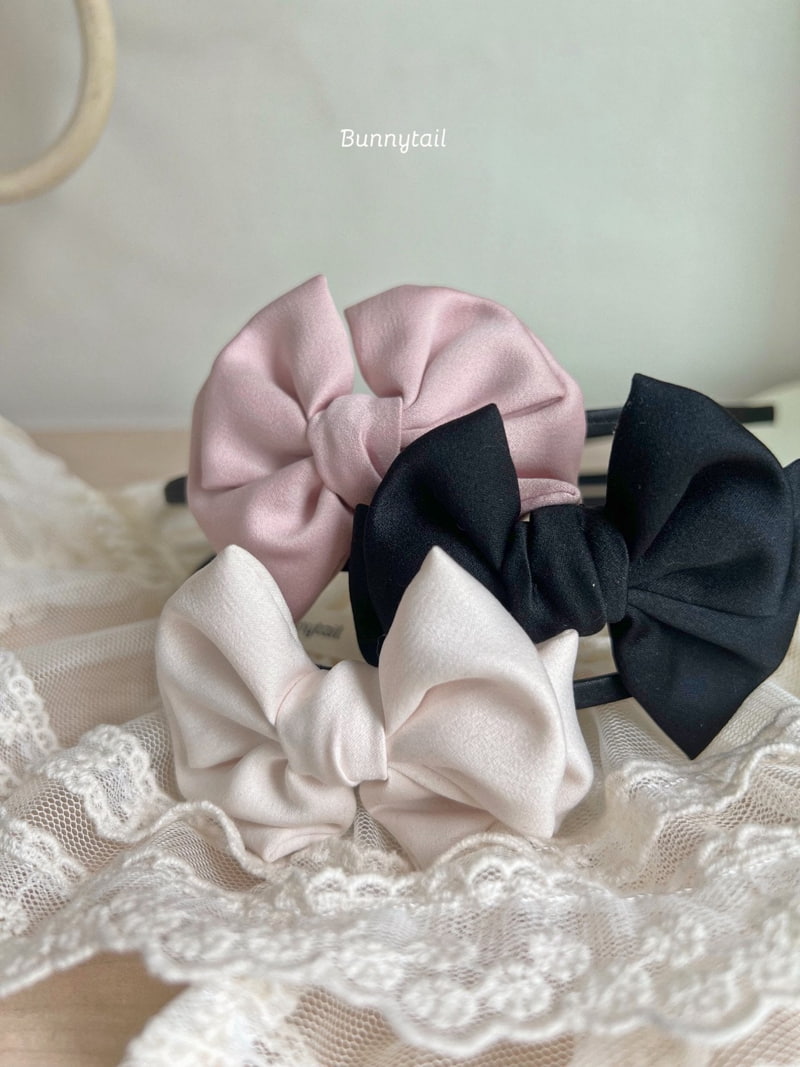 Bunnytail - Korean Baby Fashion - #babyfashion - Cream Ribbon Headband