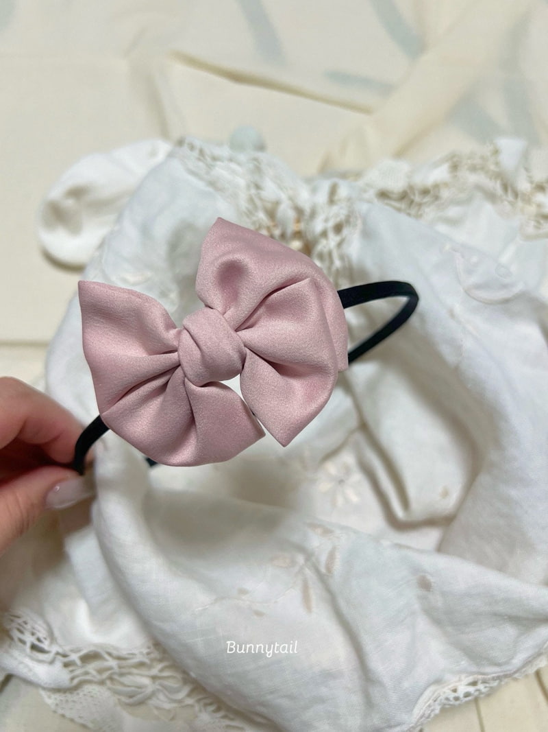 Bunnytail - Korean Baby Fashion - #babygirlfashion - Cream Ribbon Headband - 3