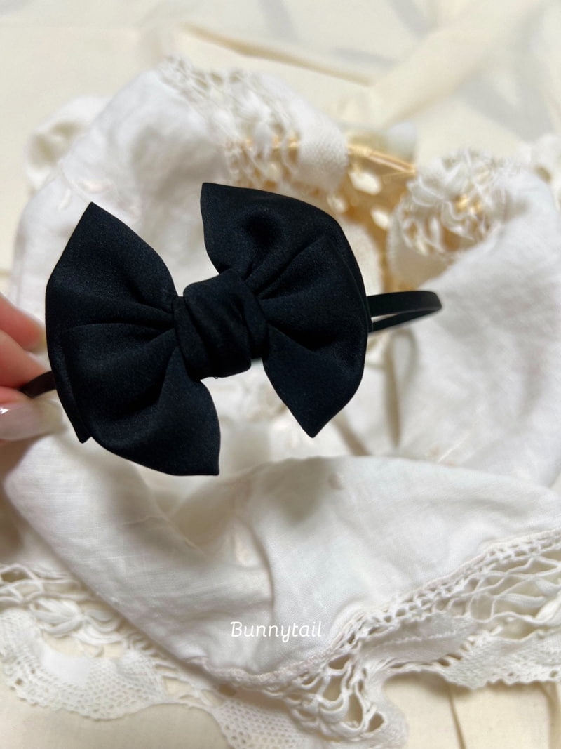 Bunnytail - Korean Baby Fashion - #babygirlfashion - Cream Ribbon Headband - 4