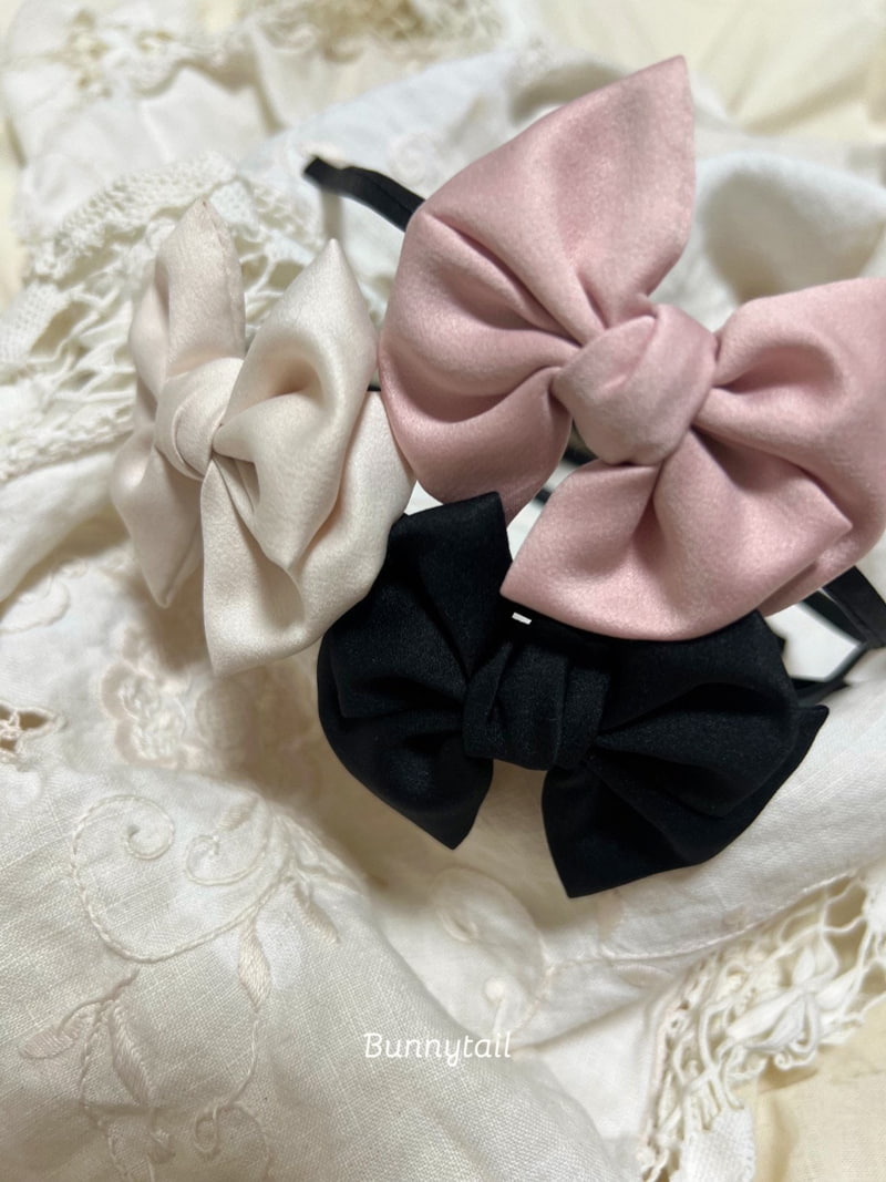 Bunnytail - Korean Baby Fashion - #babyoninstagram - Cream Ribbon Headband - 5