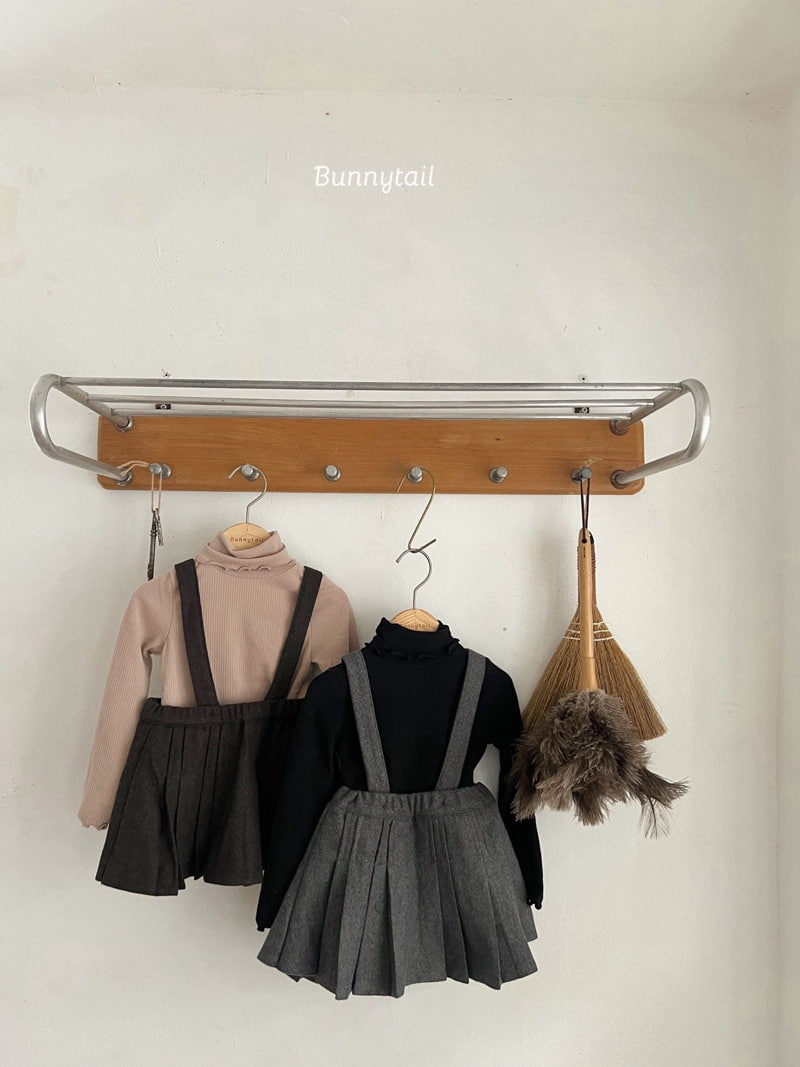 Bunnytail - Korean Baby Fashion - #babyootd - New Jeans Suspender Skirt - 7