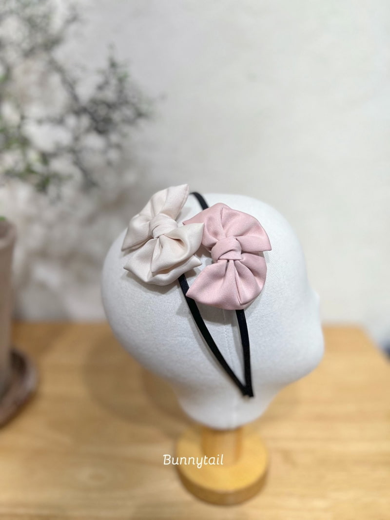 Bunnytail - Korean Baby Fashion - #babyoutfit - Cream Ribbon Headband - 8