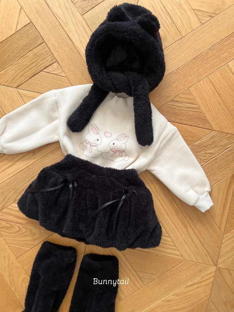 Bunnytail - Korean Baby Fashion - #babyoutfit - Twin Bunny Sweatshirt - 12