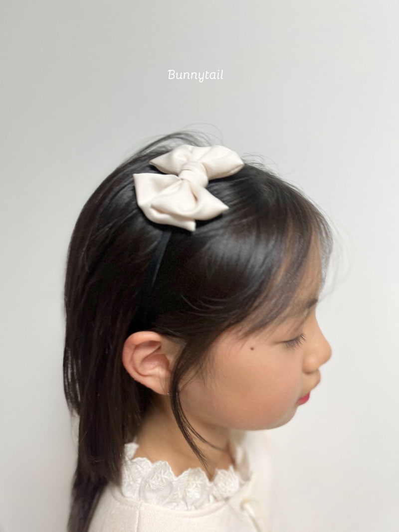 Bunnytail - Korean Baby Fashion - #babywear - Cream Ribbon Headband - 9