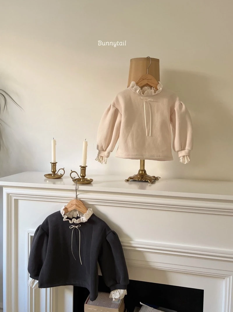 Bunnytail - Korean Baby Fashion - #onlinebabyshop - Rose Lace Sweatshirt - 2