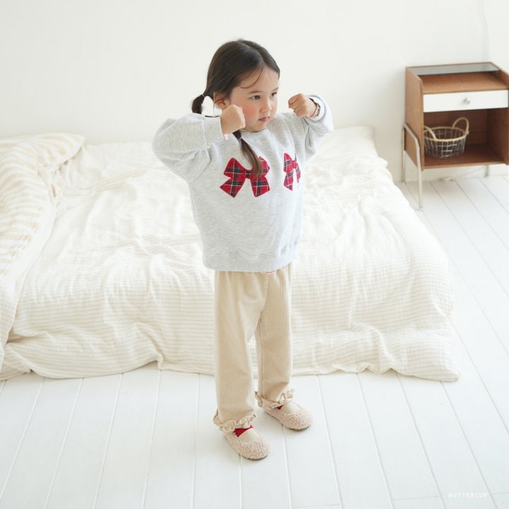 Buttercup - Korean Children Fashion - #designkidswear - Frill Veloa Pants - 8