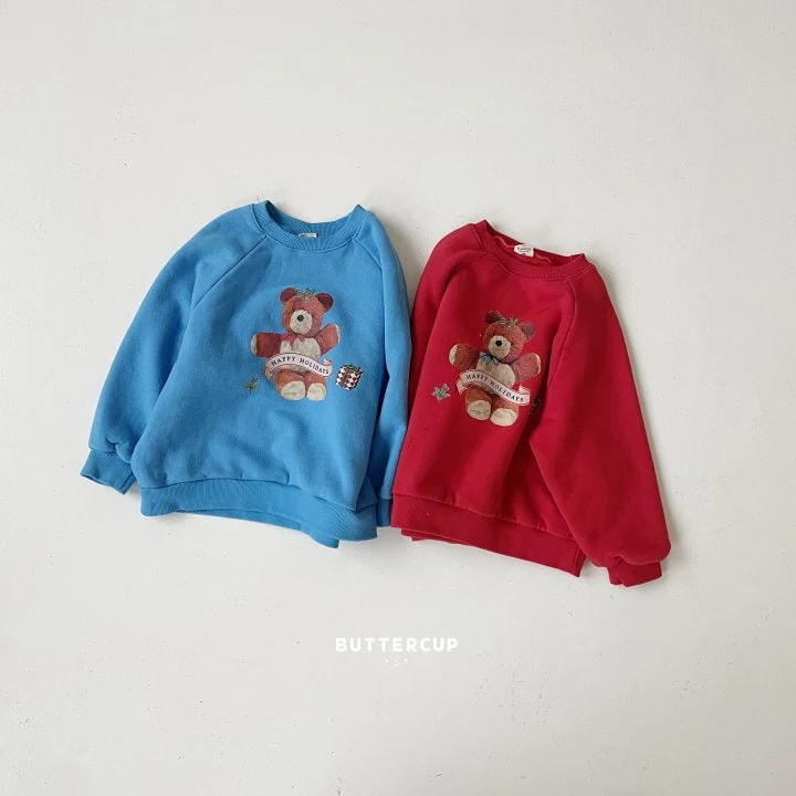 Buttercup - Korean Children Fashion - #discoveringself - Holiday Bear Sweatshirt - 6