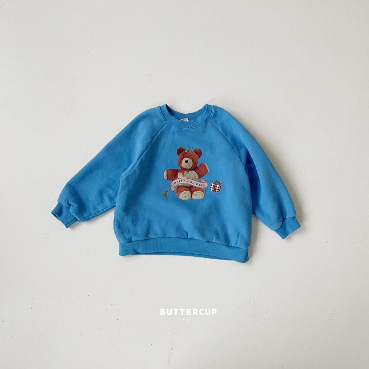 Buttercup - Korean Children Fashion - #kidsshorts - Holiday Bear Sweatshirt - 8