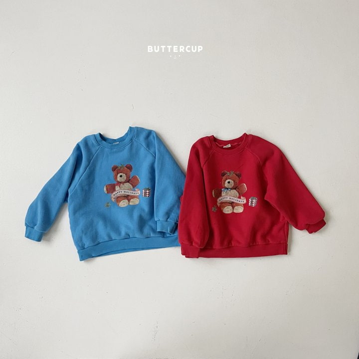 Buttercup - Korean Children Fashion - #kidsstore - Holiday Bear Sweatshirt - 9