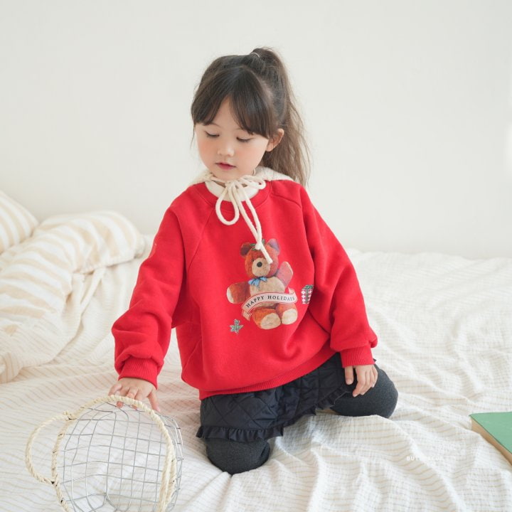 Buttercup - Korean Children Fashion - #kidzfashiontrend - Holiday Bear Sweatshirt - 10