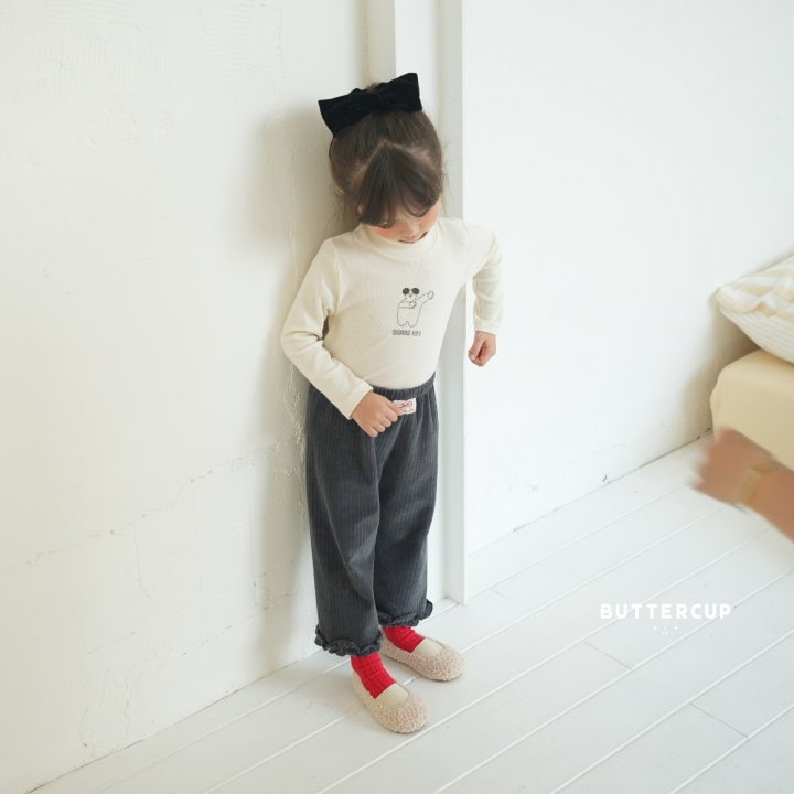 Buttercup - Korean Children Fashion - #minifashionista - Frill Veloa Pants