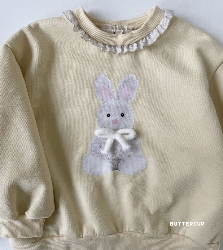 Buttercup - Korean Children Fashion - #minifashionista - Check Frill Rabbit Sweatshirt - 5