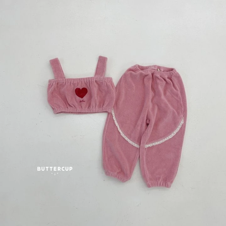 Buttercup - Korean Children Fashion - #prettylittlegirls - Heart Terry Set - 7