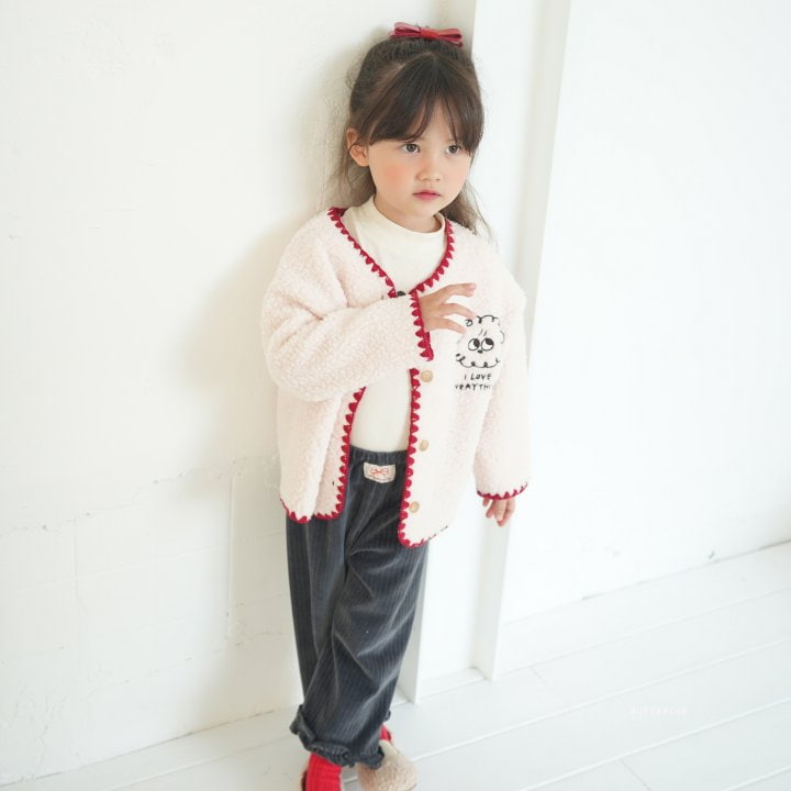 Buttercup - Korean Children Fashion - #stylishchildhood - Frill Veloa Pants - 5