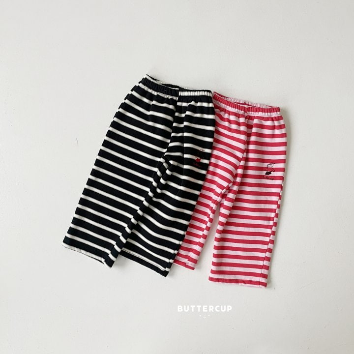 Buttercup - Korean Children Fashion - #todddlerfashion - Love You Heart Fleece Pants