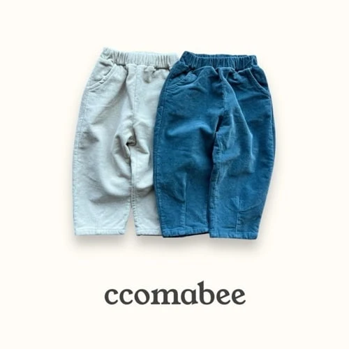 Ccomabee - Korean Children Fashion - #discoveringself - Coruuroy Fleece Dart Pants