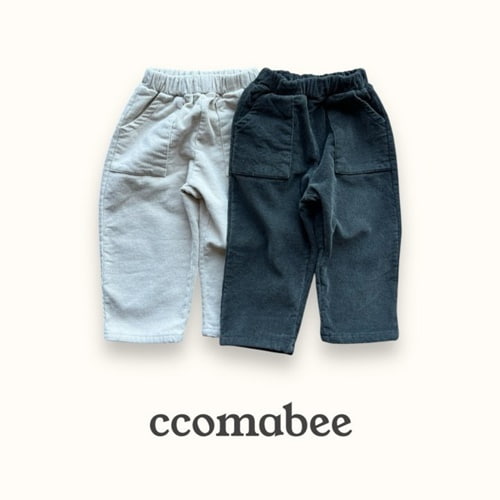 Ccomabee - Korean Children Fashion - #fashionkids - Corduroy Fleece Fatigue Pants