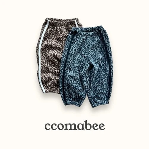 Ccomabee - Korean Children Fashion - #kidsshorts - Leopard Jogger Pants