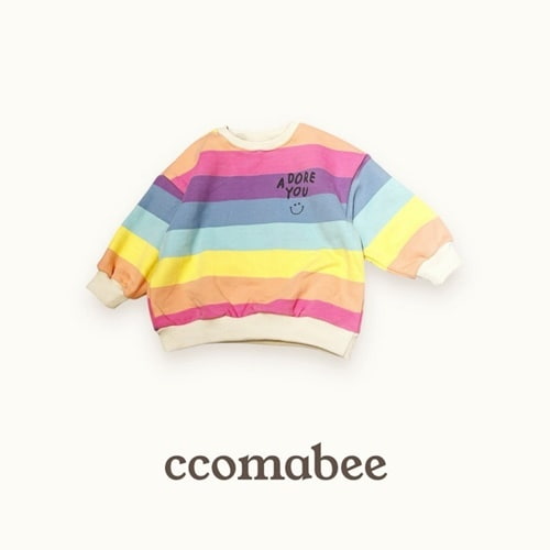 Ccomabee - Korean Children Fashion - #toddlerclothing - Rainbow Sweatshirts