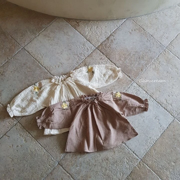 Choucream - Korean Baby Fashion - #babyoutfit - Blooming Blouse