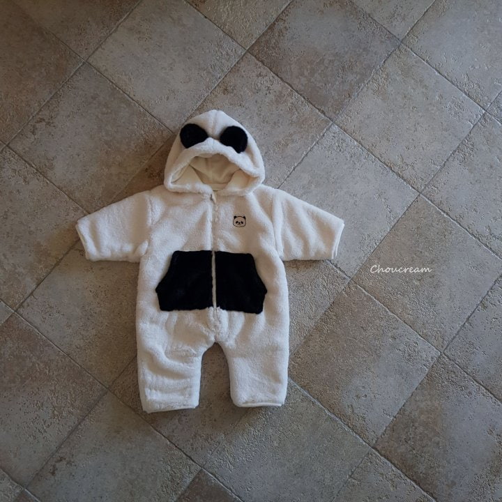 Choucream - Korean Baby Fashion - #babyoutfit - Panda Bear Bodysuit