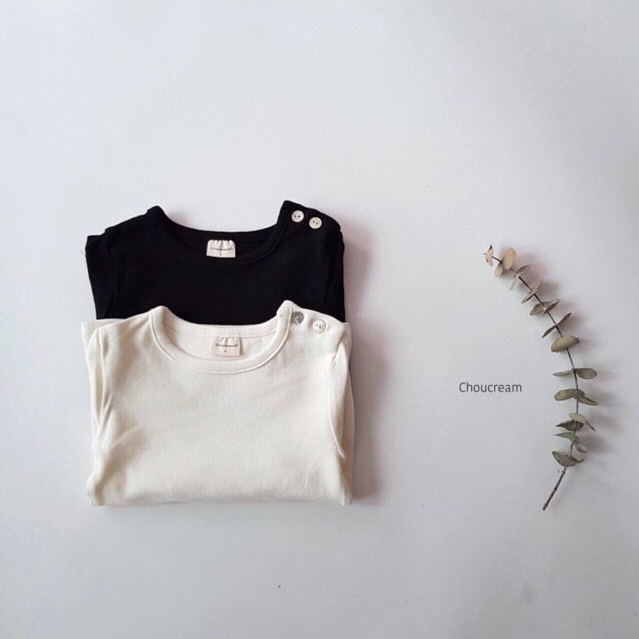 Choucream - Korean Baby Fashion - #onlinebabyshop - Bebe Winter Basic Tee