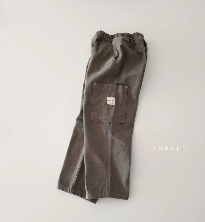 Cobalt - Korean Children Fashion - #kidsshorts - Fleece Cargo Pants