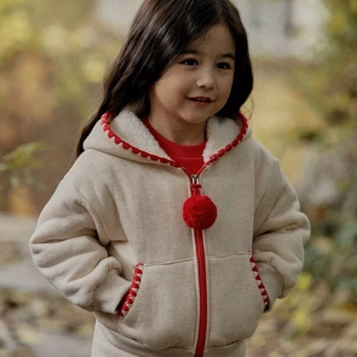 Coco Ribbon - Korean Children Fashion - #fashionkids - Mellow Hood Zip-up Jacket